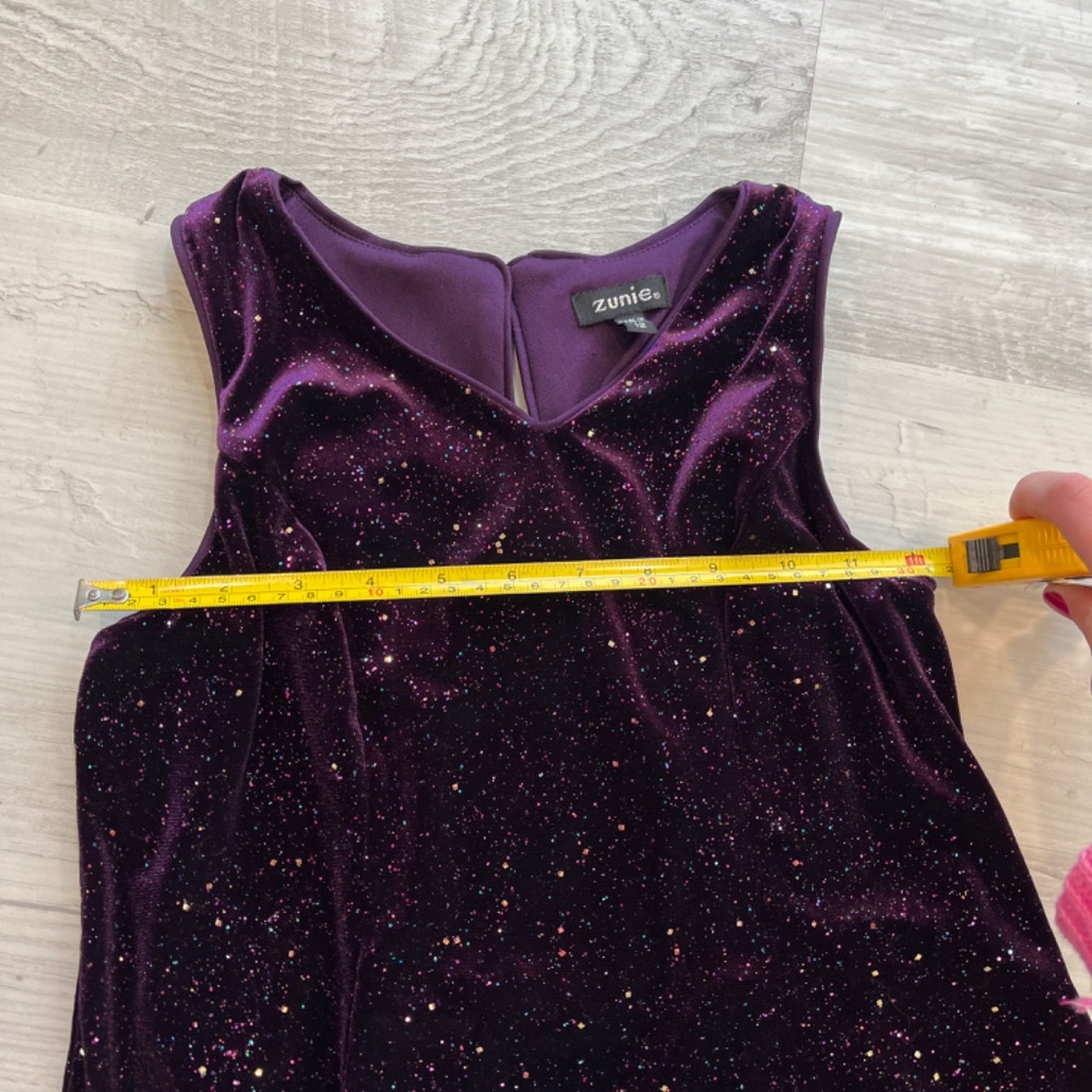 Girls purple dress size 7 - Picture 7 of 11